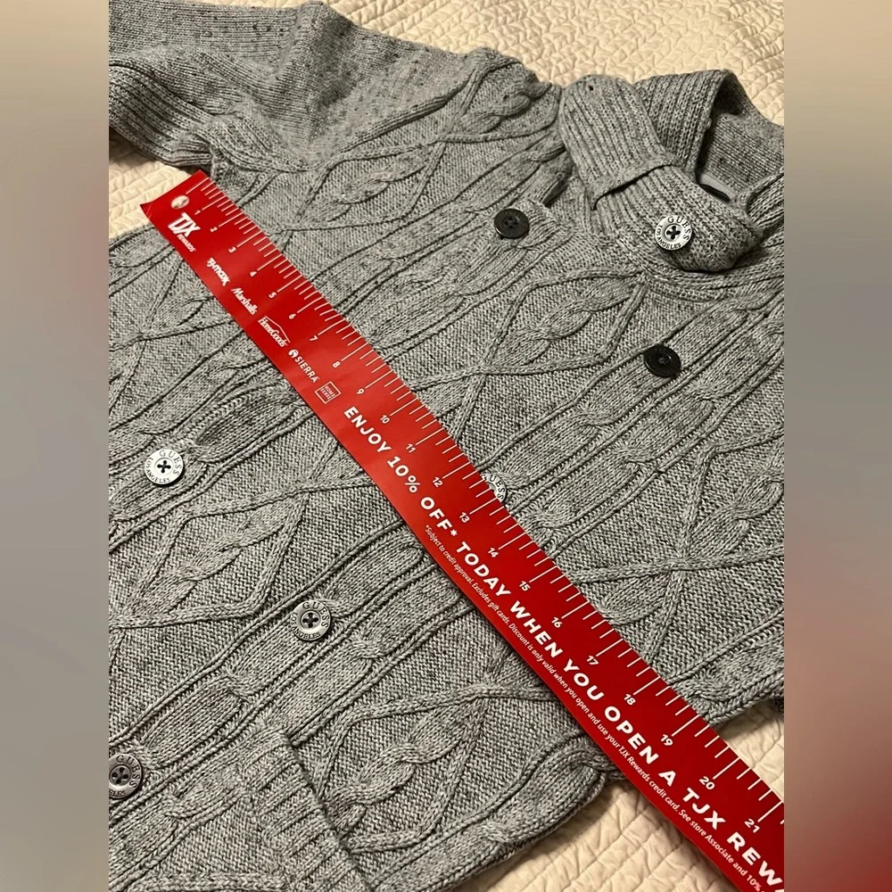 Vintage GUESS Double breasted cable sweater - Picture 12 of 15